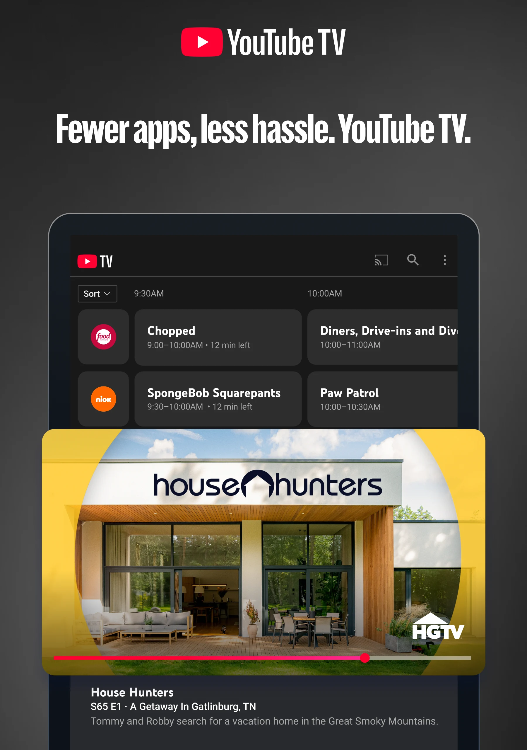 YouTube TV: Live TV & more screenshot